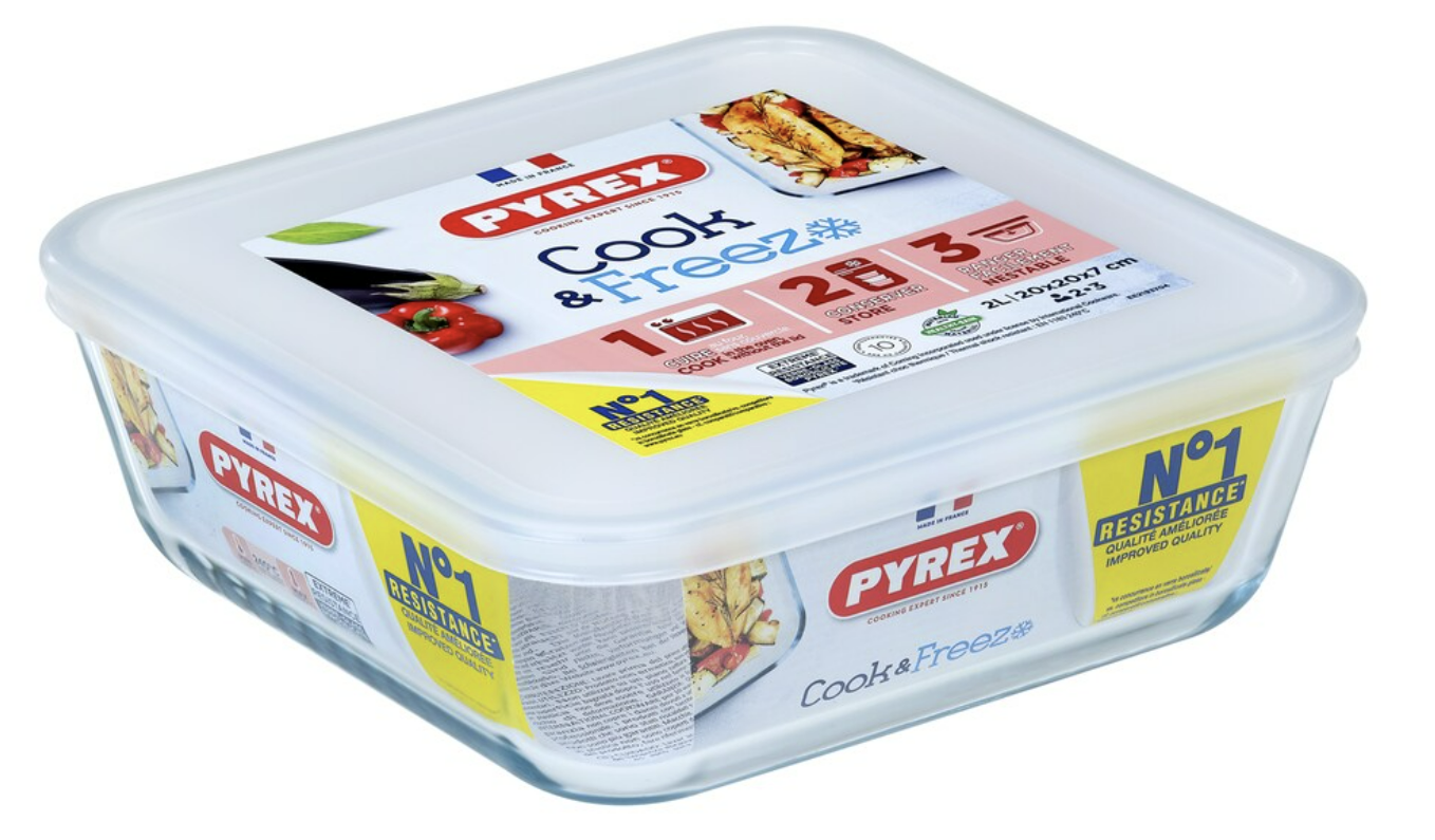 Pyrex Cook & Freeze Square 2L